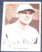2002 Fleer Greats of the Game George Sisler #15 Browns