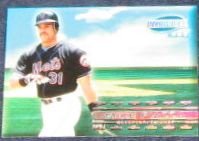 1999 Pacific Invincible Mike Piazza #10 Mets