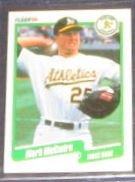 1990 Fleer Mark McGwire #15 Athletics