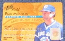 1995 Studio Gold Paul Molitor #10 Blue Jays