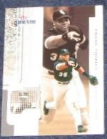 2001 Fleer Game Time Frank Thomas #66 White Sox