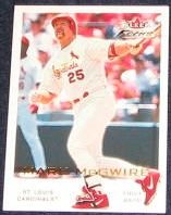 2001 Fleer Focus Mark McGwire #156 Cardinals