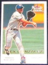 2001 Fleer Focus Alex Gonzalez #119 Blue Jays