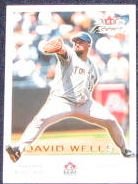 2001 Fleer Focus David Wells #166 Blue Jays
