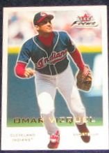 2001 Fleer Focus Omar Vizquel #190 Indians