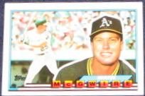 1989 Topps Big Mark McGwire #34 Athletics