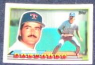 1989 Topps Big Rafael Palmeiro #257 Rangers