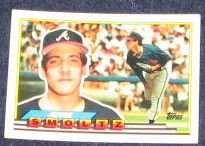 1989 Topps Big John Smoltz #260 Braves