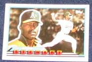 1989 Topps Big Dave Stewart #101 Athletics