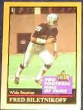 1991 Hall of Fame Fred Biletnikoff #13