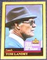 1991 Hall of Fame Tom Landry #80