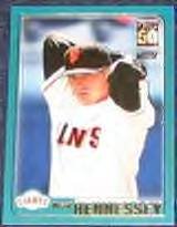 2001 Topps Traded Brad Hennessey #T256 Giants