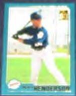 2001 Topps Traded Rickey Henderson #T77 Padres