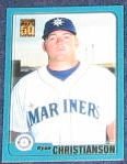 2001 Topps Traded Ryan Christianson #T158 Mariners