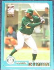 2001 Topps Traded Freddie Bynum #T217 Athletics
