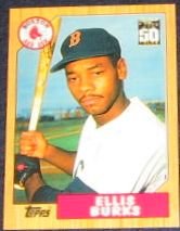 2001 Topps Traded Ellis Burks #14T Red Sox