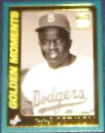 2001 Topps Golden Moments Jackie Robinson #783 Dodgers