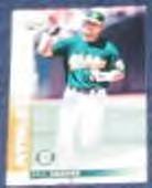 2002 Leaf Eric Chavez #35 Athletics