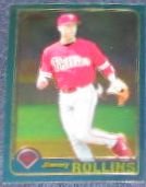 2001 Topps Traded Chrome Jimmy Rollins #T66 Phillies