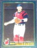2001 Topps Traded Chrome Eddie Taubensee #T49 Indians