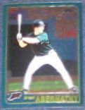 2001 Topps Traded Chrome Brent Abernathy #T91 Devil Ray
