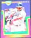 93 UD Fun Pk Darryl Strawberry #92 Dodgers