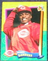 94 UD Fun Pk Reggie Sanders #116 Reds