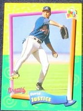 94 UD Fun Pk David Justice #23 Braves