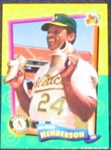 94 UD Fun Pk Rickey Henderson #124 Athletics