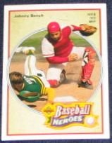 92 UD Baseball Heroes Johnny Bench #39