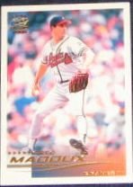 2000 Pacific Crown Spanish Greg Maddux #25 Braves