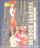 1993-94 UD Season Leaders Hakeem Olajuwon #170 Rockets