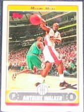 2006-07 Topps Basketball Antoine Walker #201 Heat