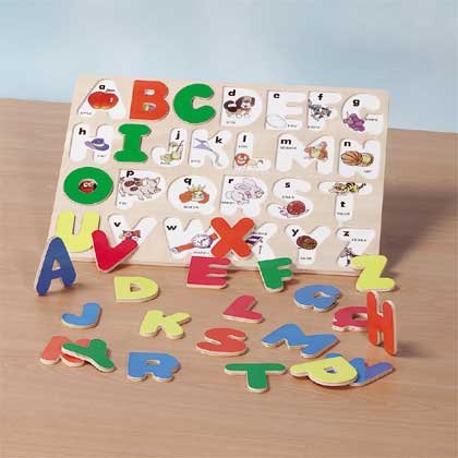 Wood Alphabet Jigsaw Puzzle