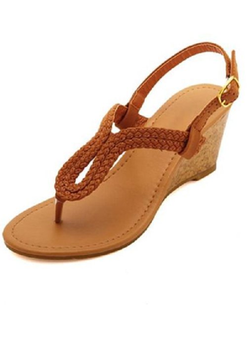 sandals braided Rope slingback Thong T Wedge Sandals Braided Slingback Riley11 strap  Loop