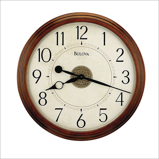 Bulova Ingleton Wall Clock C4282