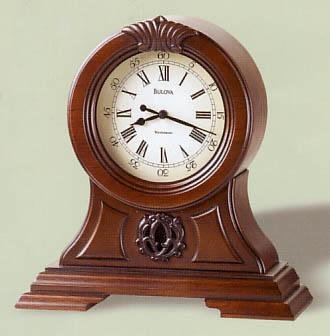 Bulova Marlborough Walnut Mantel Clock B1998