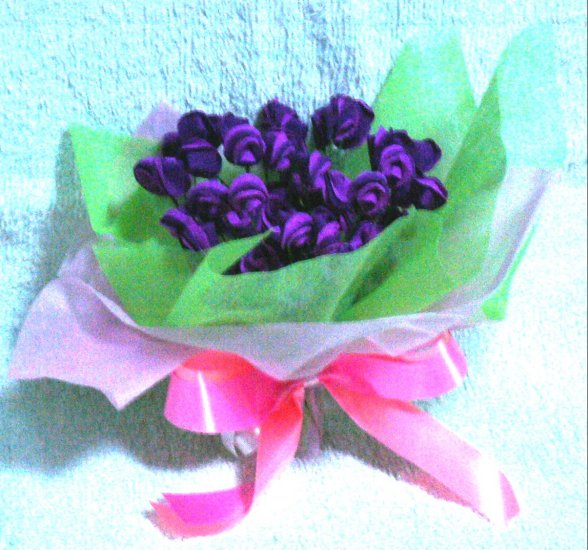 99 purple roses