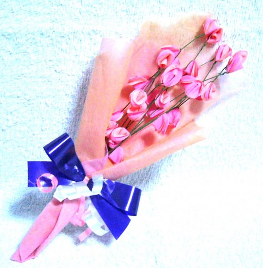 33 peach pink roses