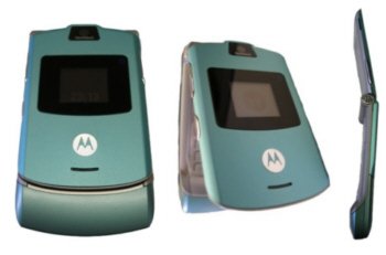 Motorola V3 Razr "Turquoise" Mobile Cellular Phone (Unlocked)