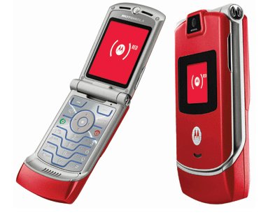 Motorola V3 Razr "Red" Mobile Cellular Phone (Unlocked)