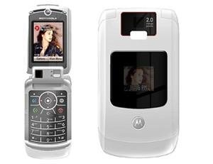 Motorola V3x Razr Limited Edition "White" Mobile Cellular Phone (Unlocked)