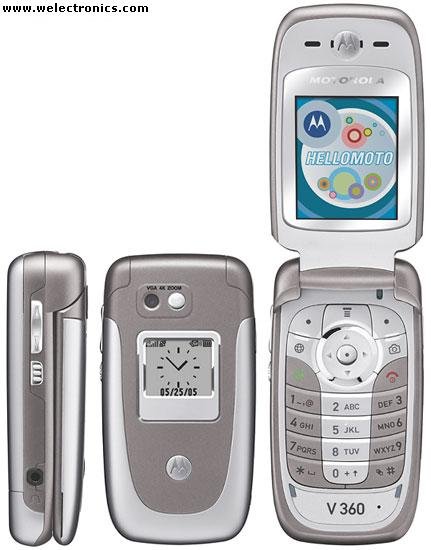 Motorola V360 Mobile Cellular Phone (Unlocked)