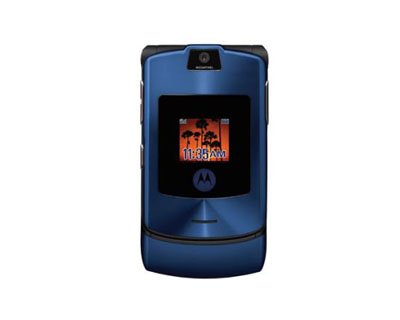 Motorola Razr V3i "Blue" Mobile Cellular Phone (Unlocked)