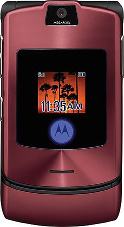 Motorola RAZR V3i "Maroon" Mobile Cellular Phone (Unlocked)