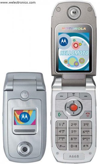 Motorola A668 Mobile Cellular Phone (Unlocked)