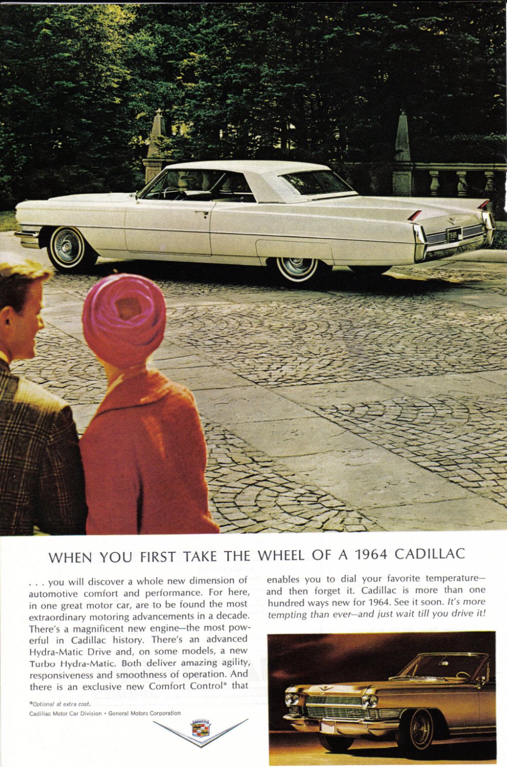 1964 CADILLAC Vintage Auto Print Ad