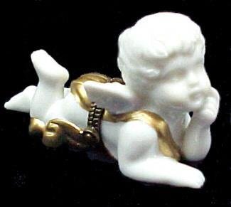 Angel Porcelain Hinged Box Midwest NEW