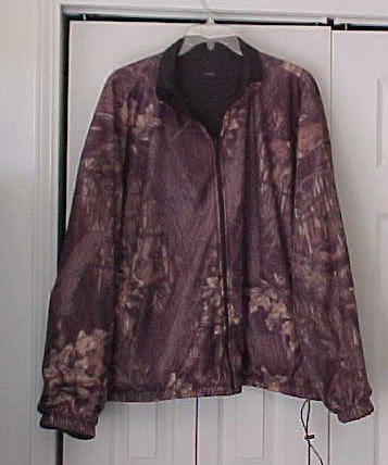 Mens Reversible XXL Hunting Jacket Black City Camo