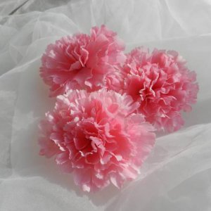 Pink Carantion Silk Flowers Destash